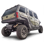 Full view of the Polaris Xpedition with the DRT Polaris 2024+ XPEDITION Exhaust Cover installed