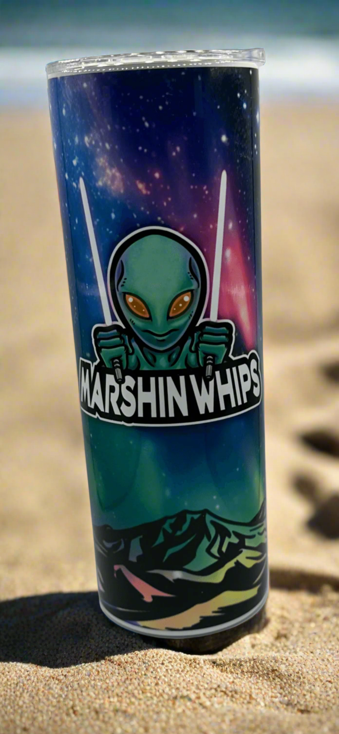 20oz Marshin Whips Gloss Tumbler