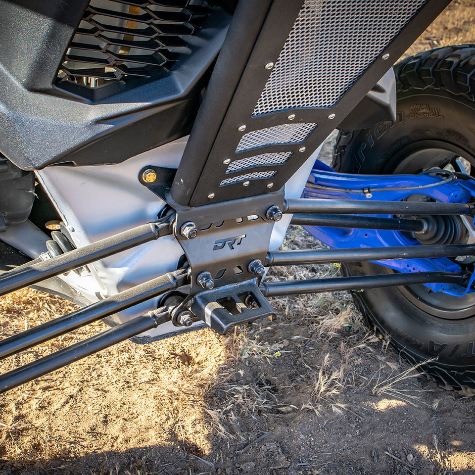 DRT Can Am Maverick X3 2017+ Dual Sheer Radius Rod Plate