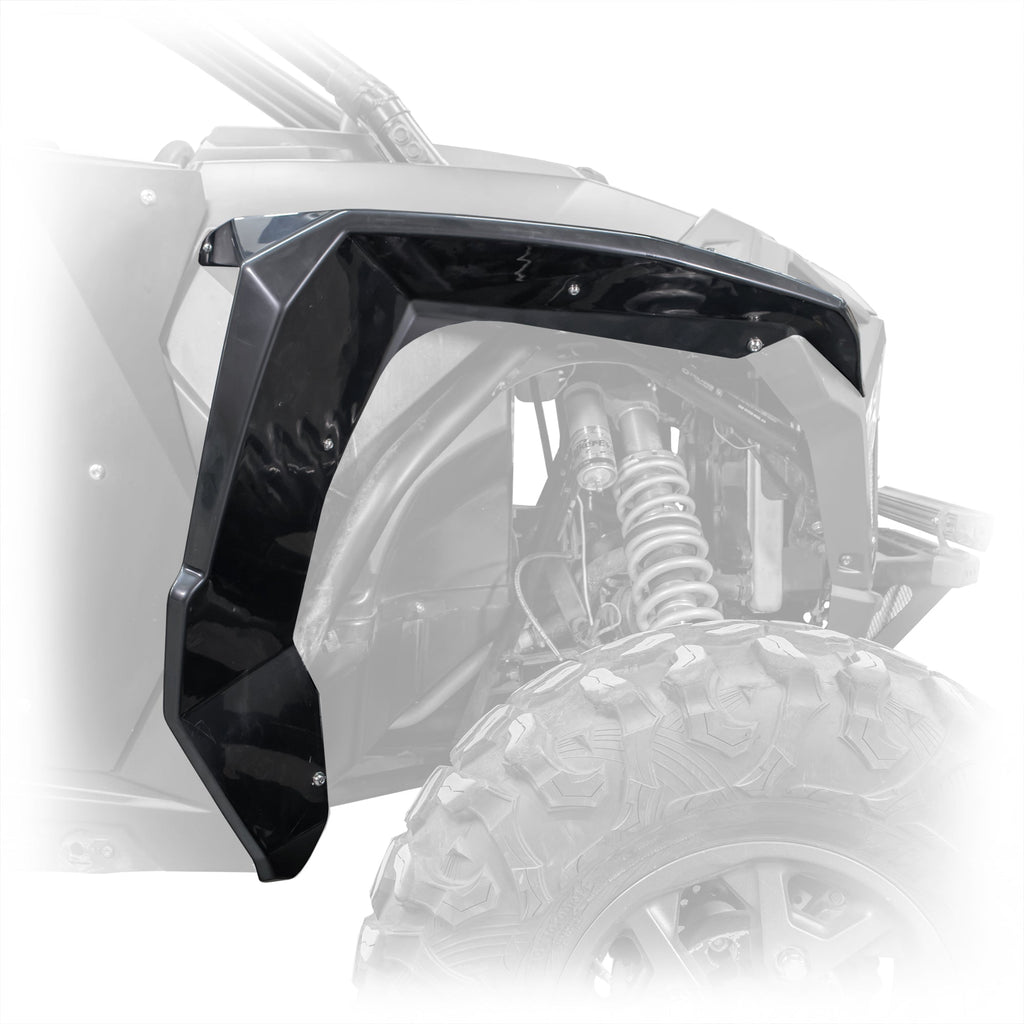 Xp Pro Rear Fender Rust DRT RZR XP 1000 / Turbo 2014+ Full Coverage ABS Fenders (Front and Rea ...