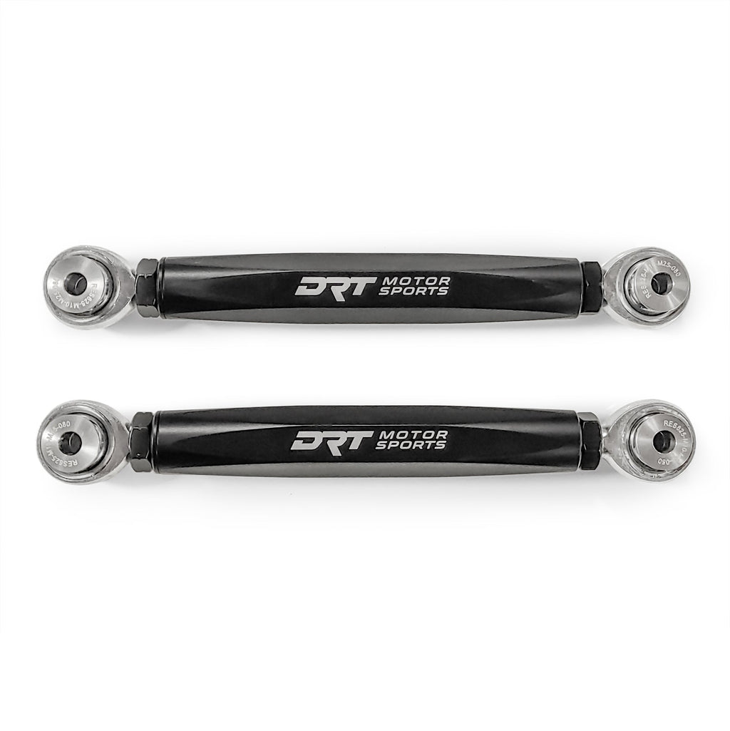 DRT RZR Polaris Pro XP Billet Aluminum Hex Bar Adjustable Sway Bar Link Kit, Rear (M10)