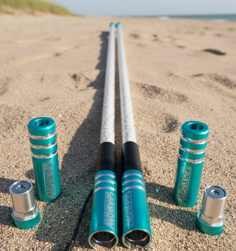 Game Changer LED Whip Set - Striking Teal – SF Raceworks