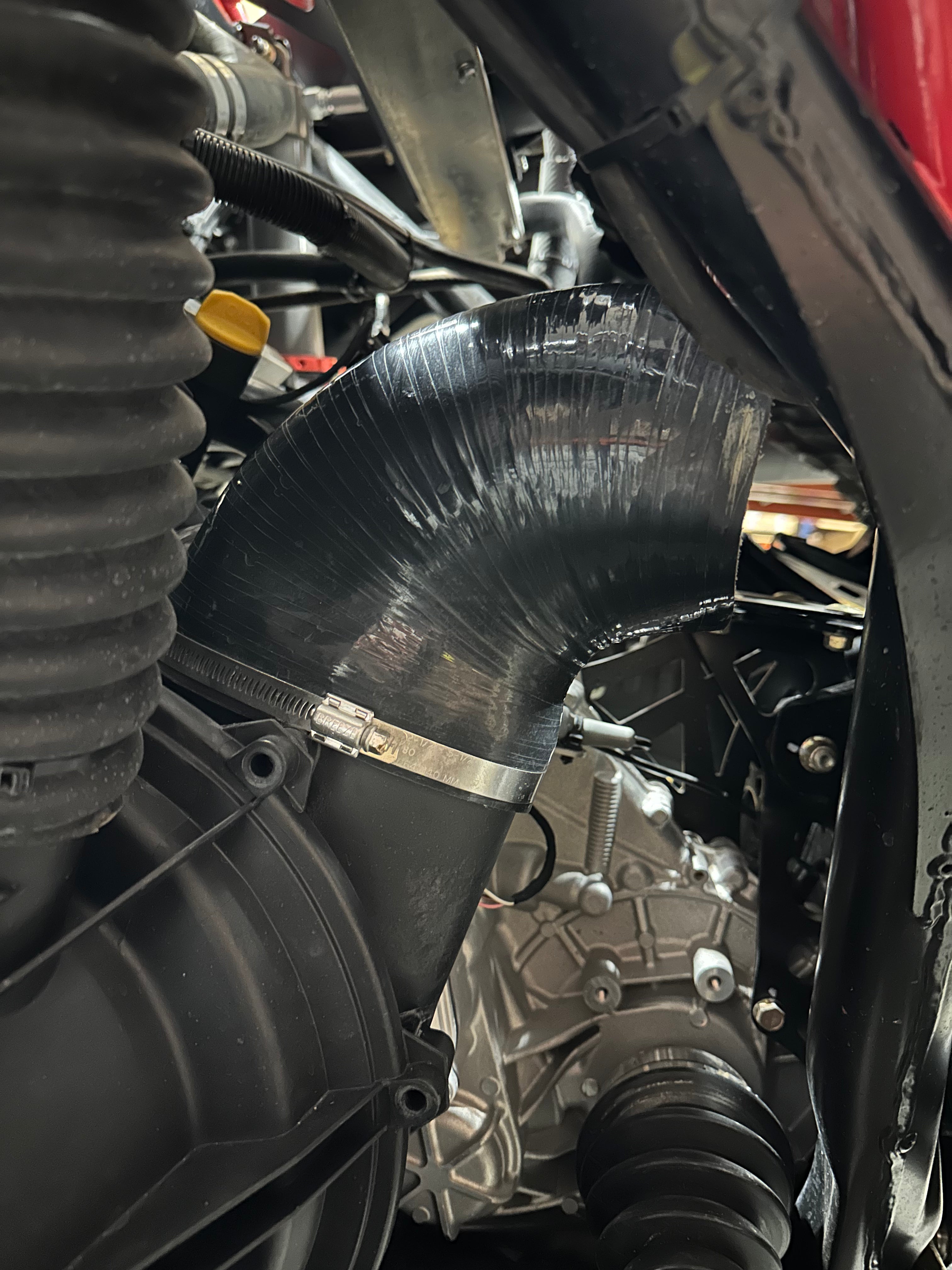 Can Am X3 CVT Exhaust Exit Hose