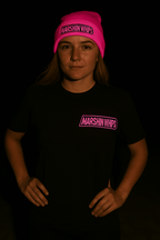 Black and Pink Glow-in-the-Dark T-Shirt