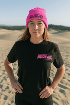 Black and Pink Glow-in-the-Dark T-Shirt