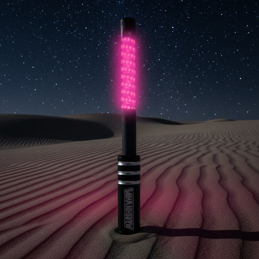 Game Changer LED Whip - Lollypop Red Single