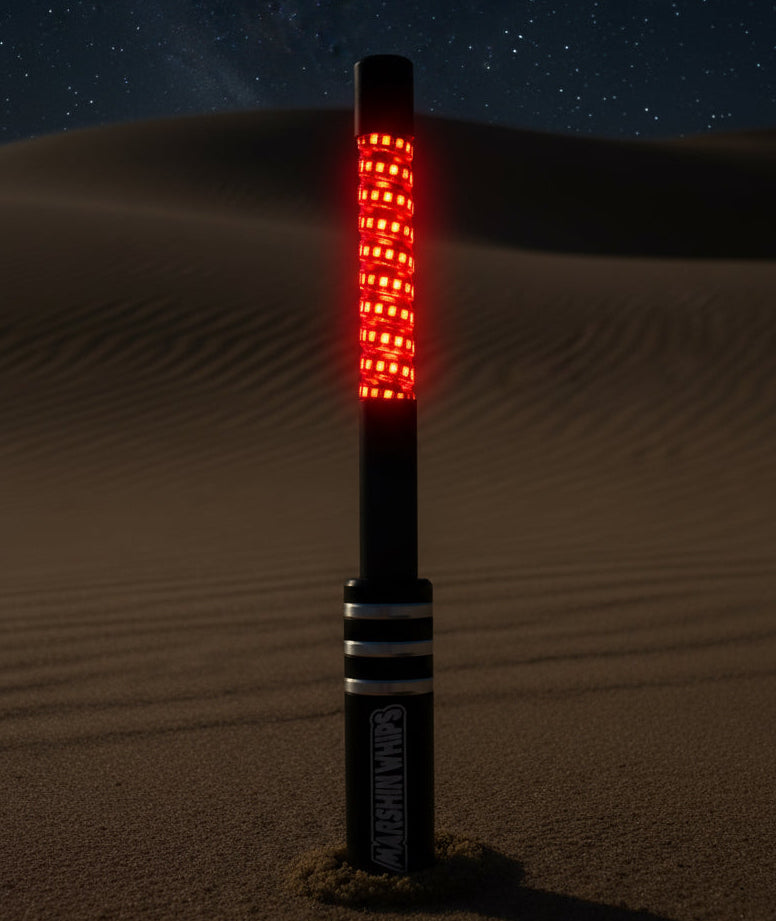 Game Changer LED Whip - Desert Tan Single