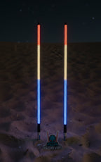 Game Changer LED Whip Set - Red, White & Blue Edition