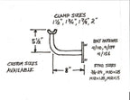 Single Clamp Spare Tire Mount