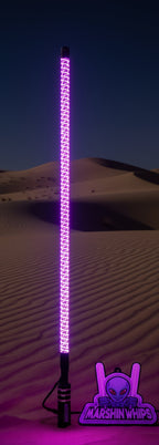 V2 Black Out LED Whip: The Ultimate Stealth Single
