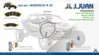 J.Juan Can Am Maverick R Front Racing Brake Pads