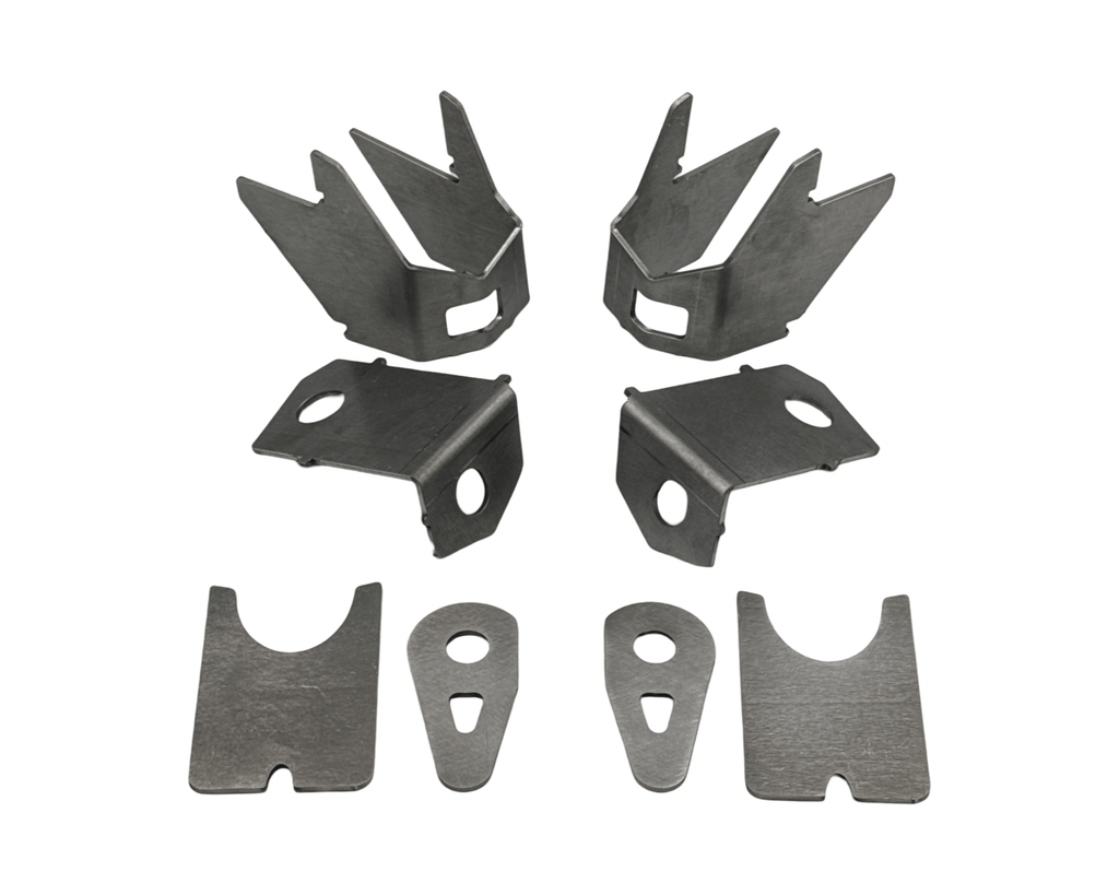 Can Am Maverick R Trailing Arm Mount Pivot 4130 Chromoly Weld-On Gusset Kit