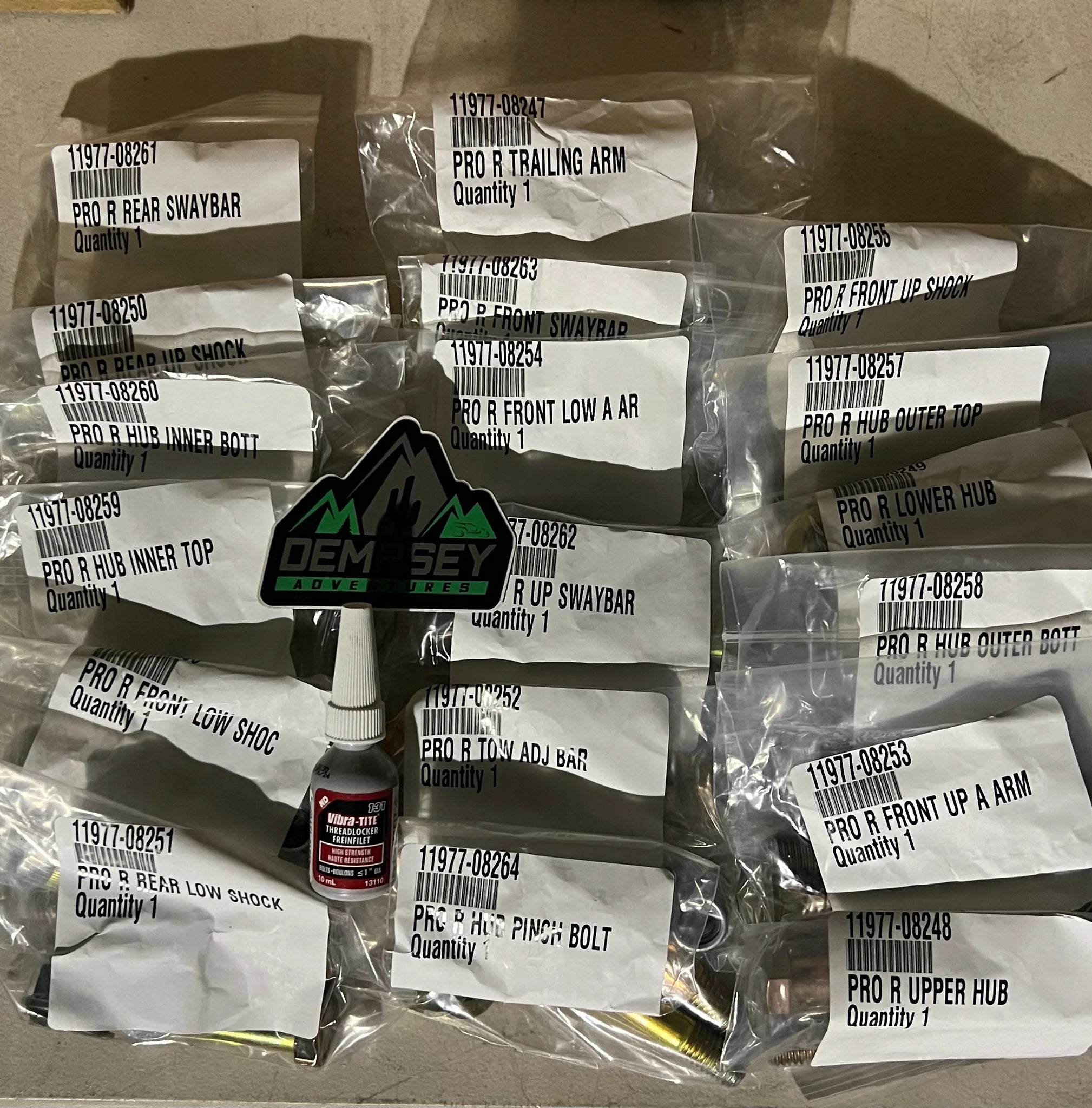 Sf Raceworks Polaris Pro R Bolt Kit