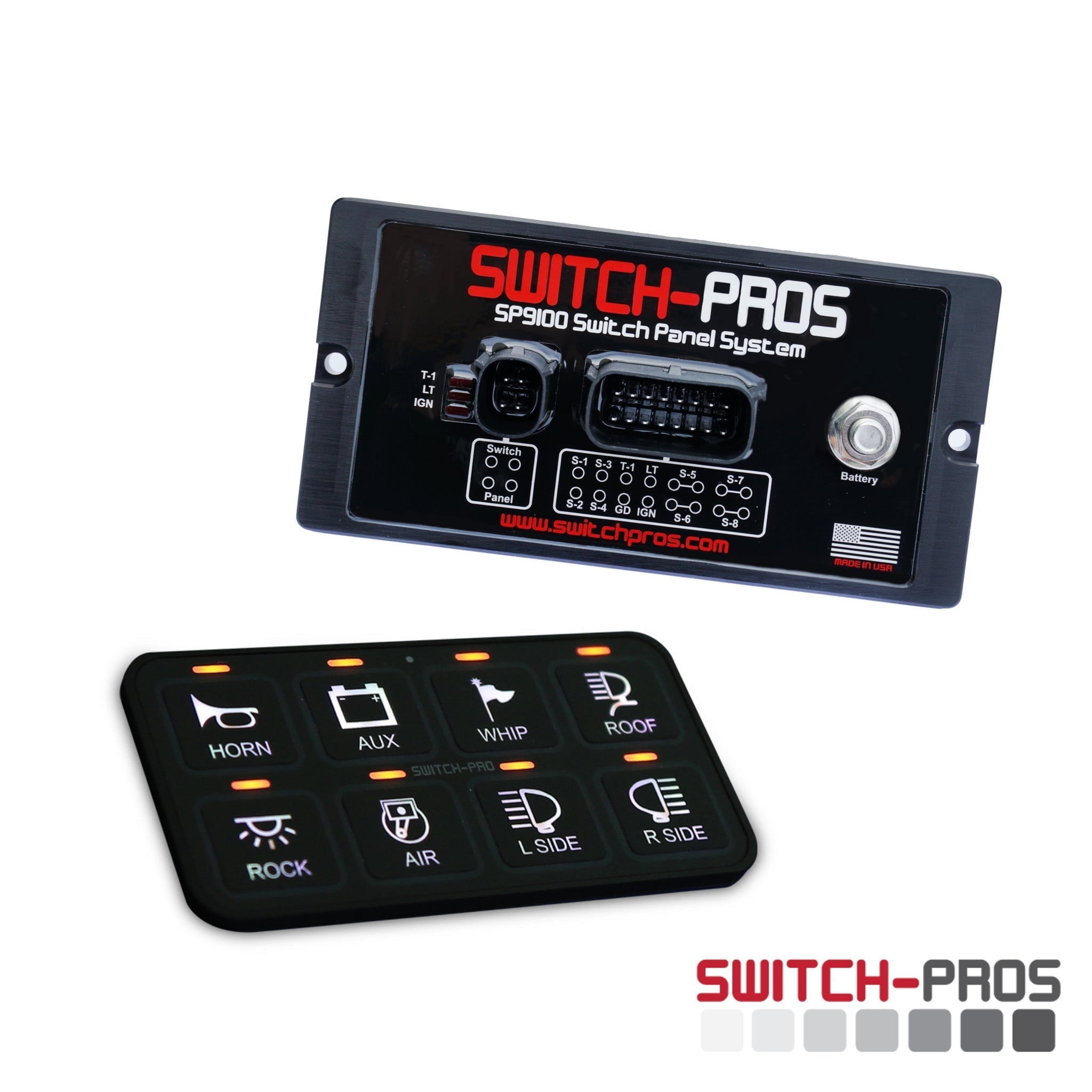 Switch Pros 8 Switch Programmable Switch Panel Power System – SF Raceworks